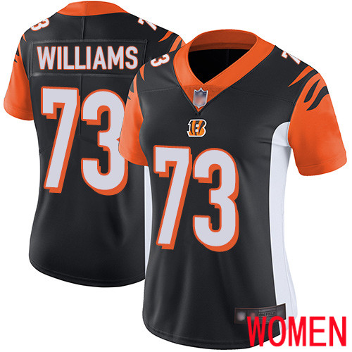 Cincinnati Bengals Limited Black Women Jonah Williams Home Jersey NFL Footballl 73 Vapor Untouchable